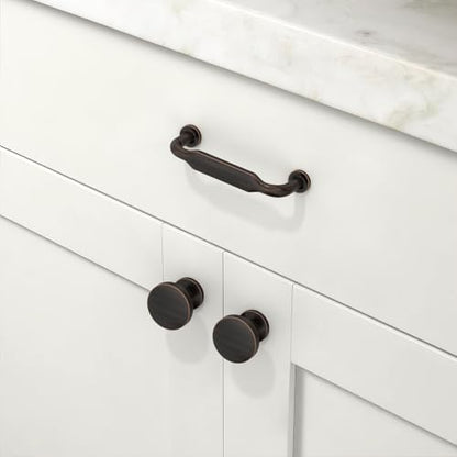 10 Pack Oil Rubbed Bronze Cabinet Pulls 3 Inch(76mm) Kitchen Cabinet Handles Cabinet Hardware for Drawer Pulls - color: Oil Rubbed Bronze, size: 3" Hole Center