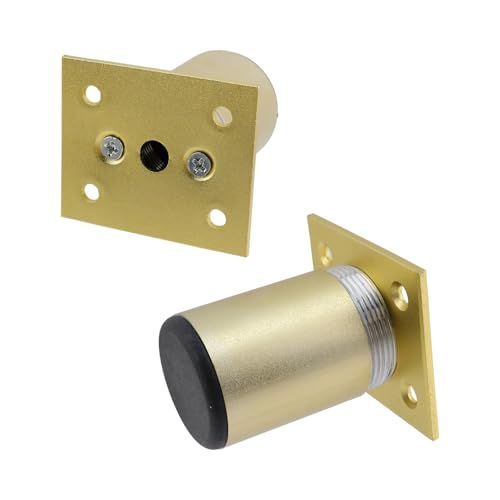 Geesatis Adjustable Leveling Furniture Legs,2"Gold Aluminum Alloy Feet,4Pcs - size: 2inch