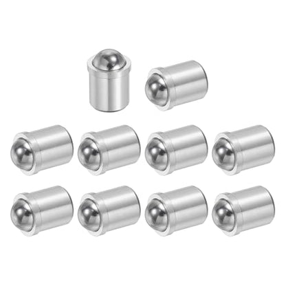 uxcell 10Pcs Stainless Steel Spring Plunger 9x6.5 mm Precision Ball (10N) - size: 9 x 6.5 mm(10N)