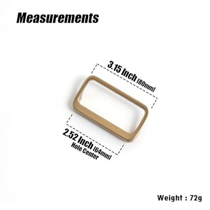 Goo-Ki Champagne Bronze Cabinet Pulls with Hole Center 2.5''(64MM),Modern Zinc Alloy Finger Pulls for Drawer,Wardrobe,Cupboard,6 Pack - color: Champagne Bronze, size: 2.5'' HOLE CENTERS