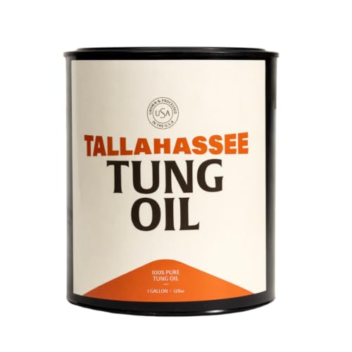 – The Only American-Made Tung Oil | 100% Pure, Hexane-Free, Food-Safe Finish | The Freshest Oil, Gallon 128 oz - size: 128 Ounce