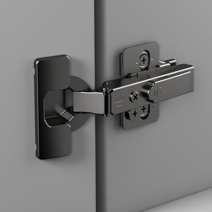 8 Pack Soft Close Cabinet Hinges for Kitchen Frameless Full Overlay Cabinets Self-Closing Concealed Hinge 110° 4D Adjustment Speed Control Ideal for Upgrading Cabinet Doors and Drawers - size: Full Overlay