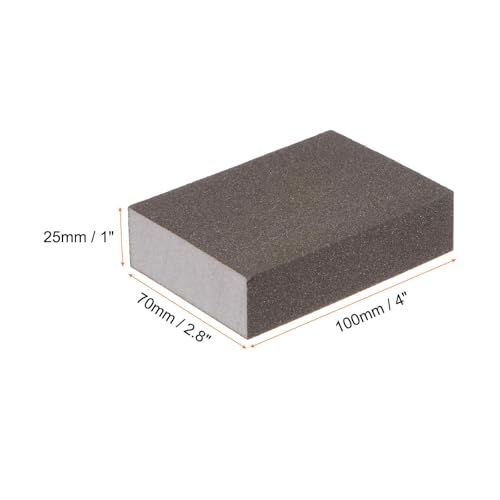 HARFINGTON 10pcs Fine Sanding Sponge Blocks 400-500 Grit Foam Sanding Block for Polishing Kitchen Metal Wood Drywall, 100x70x25mm - size: 400-500 Grit