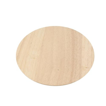 Antrader 4Pcs Round Unpainted Wood Carved Appliques,5.9" Diameter(Style 16) - style: Style 16