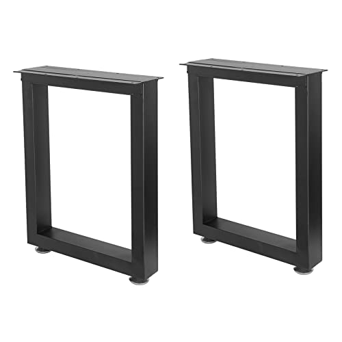 Taelakeni 16 Inch Metal Bench Leg Coffee Table Legs, Set of 2 - color: Square, size: 16 IN