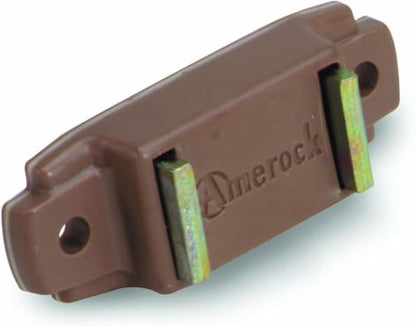 Amerock 1-15/16" Tan Magnetic Cabinet Catch and Strike Plates