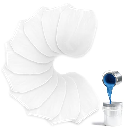10PCS Paint Filter Bags, 5 Gallon Fine Mesh Strainer