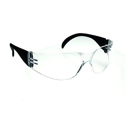 Galeton Outlaw Lightweight Anti-Scratch Lens Safety Glasses with Extra Wide Temples - color: Clear, size: Pack of 1