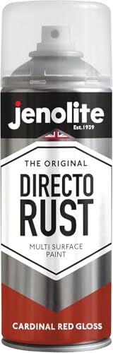 JENOLITE Directorust Gloss Finish Aerosol, Cardinal Red 1x13.5oz - color: Cardinal Red