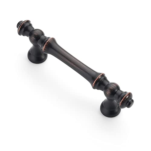 Asidrama 6 Pack 3 Inch(76mm) Oil-Rubbed Bronze Kitchen Cabinet Handles, Cabinet Pulls Kitchen Cabinet Hardware for Cupboard Drawer Pulls Dresser Handles - color: Oil Rubbed Bronze, size: 3" Hole Center, style: 6 Pack