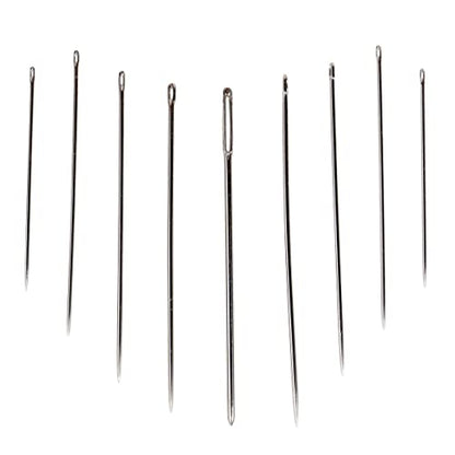 SINGER 07370 Hand Sewing Needles in Compact with Needle Threader, Assorted Sizes, 30-Count,