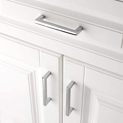 KOOFIZO 10 Pack 3-3/4 in Polished Chrome Cabinet Pulls, Drawer Handles 1816 - color: Polished Chrome, size: 3-3/4" CC - 10Pcs