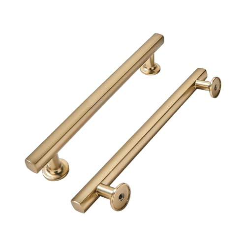 khtumeware 10 Pack 3-3/4 Inch(96mm) Champagne Bronze Cabinet Pulls Kitchen Solid Heavy Duty Satin Brass Cabinet Pulls Kitchen Cabinet Hardware for Cupboard Drawer Handles Dresser Pulls - color: Champagne Bronze, size: 3 3/4" Hole Center