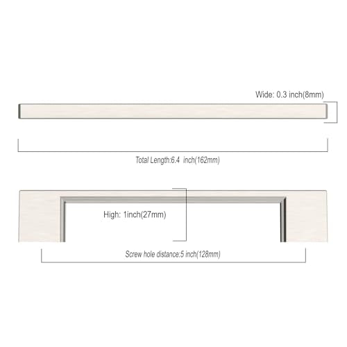 9BUILD 10 Pack Brushed Satin Nickel Cabinet Pulls 5 Inch Satin Nickel Kitchen Cabinet Handles, Cabinet Hardware for Cupboard Drawer Pulls - color: Brushed Satin Nickel, size: 5"/128MM Hole Center, style: 10 Pack