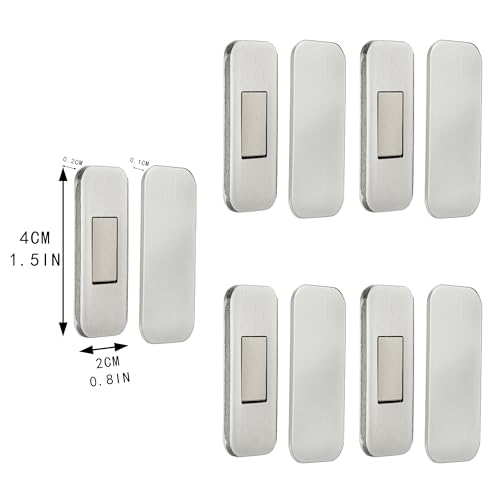Magnetic Cabinet Catches 5 Pack Ultra Thin Adhesive Drawer Latches