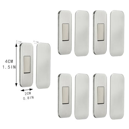 Magnetic Cabinet Catches 5 Pack Ultra Thin Adhesive Drawer Latches