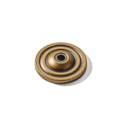khtumeware 10 Pack Antique Brass Backplate for Cabinet Knobs Cabinet Hardware Knob Backplate/Back Plate. - color: Antique Brass
