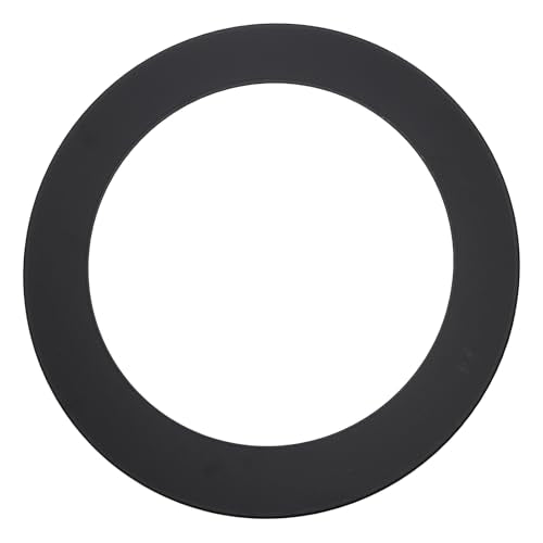 uxcell Goof Rings for 6" Recessed Lights 6.3"x8.6" Goof Trim Ring - color: Black, size: Fits: 6" Inch (cutout size approx 160mm/6.3")