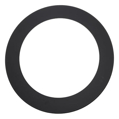 uxcell Goof Rings for 6" Recessed Lights 6.3"x8.6" Goof Trim Ring - color: Black, size: Fits: 6" Inch (cutout size approx 160mm/6.3")