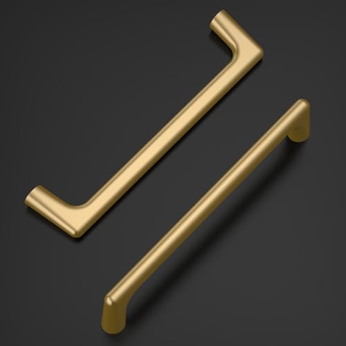 Amerdeco 10 Pack Champagne Bronze Cabinet Pulls 5" - color: Champagne Bronze, size: 5" hole center