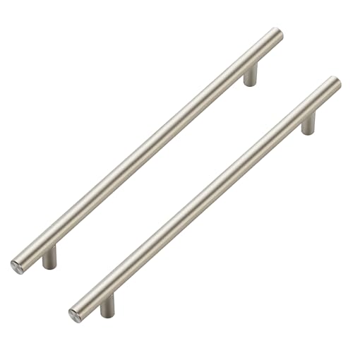 20 Pack Brushed Nickel Cabinet Handles, 8-3/4 in Hole Center Cabinet Pulls - color: Brushed Nickel, size: 8-3/4 in Hole Center