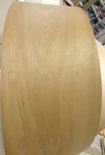 Mahogany Wood Veneer edgebanding 1" x 120" roll with preglued hot melt Adhesive
