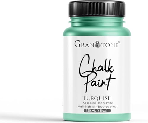 GRANOTONE Chalk Paint Turkish 4.1 fl oz 120 ml - color: TURQUISH, size: 4.1 Fl Oz