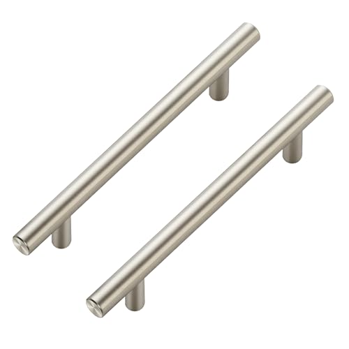 20 Pack Brushed Nickel Cabinet Handles, 5 in Hole Center Cabinet Pulls - color: Brushed Nickel, size: 5 in Hole Center