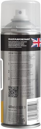 JENOLITE Directorust Metallic Finish Aerosol, Gold 1x13.5oz - color: Gold