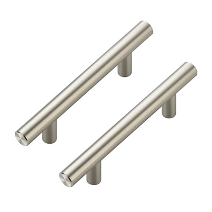 20 Pack Brushed Nickel Cabinet Handles, 3 in Hole Center Cabinet Pulls - color: Brushed Nickel, size: 3 in Hole Center