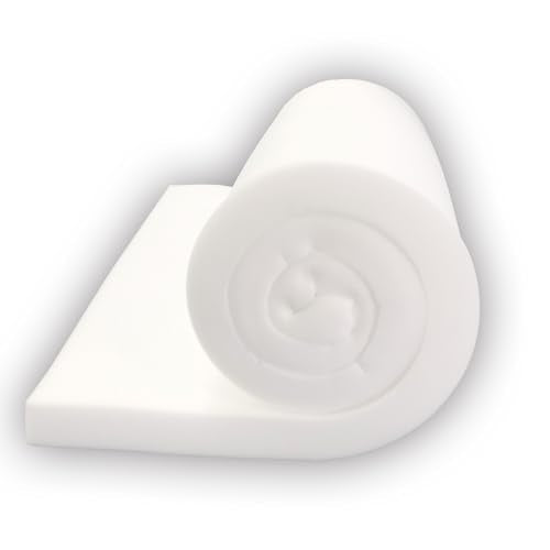 FOAMYFOAM High Density 6 inch Thick, 24 inch Wide, 72 inch Long Upholstery Foam, Cushion Replacement - size: 6" x 24" x 72"