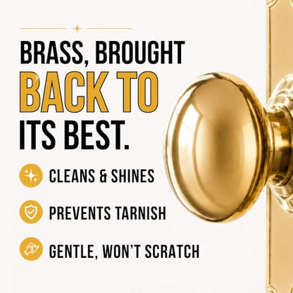 HOPE'S Brass Polish & Cleaner, Tarnish Remover, Copper Silver 8oz, 12-Pack - style: 8 Fl Oz (Pack of 12)