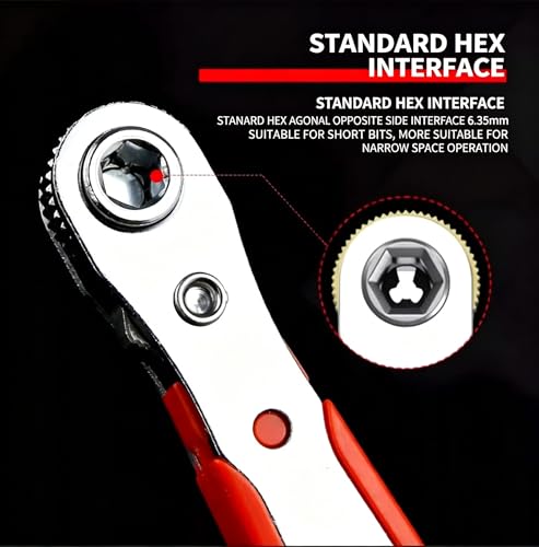 Forward and Reverse Ratcheting Screwdriver Multi-Purpose Wrench