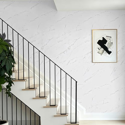 Marble Countertop Contact Paper 15.7'' x 100'' - Peel and Stick Wallpaper - size: 15.7" x 100"