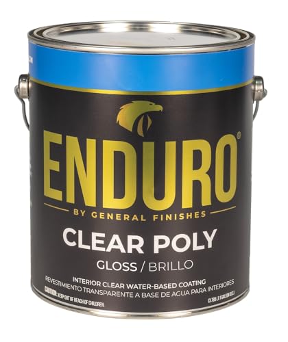 General Finishes Enduro Water Based Clear Poly, 1 Gallon, Gloss - color: Gloss, size: 1 Gallon