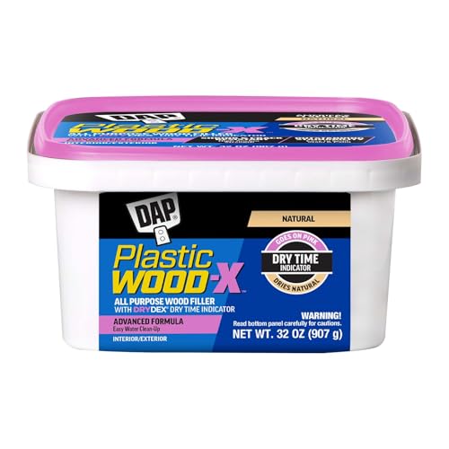 PLASTIC WOOD DAP X with DryDex Wood Filler, Natural, 32 Oz (7079800543)
