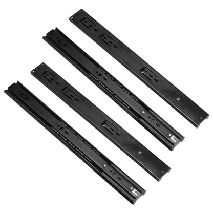 2 Pairs Soft Close Drawer Slides 16 inch Full Extension Heavy Duty Drawer Slides Ball Bearing Metal Drawer Runners Rails Track - size: 16 in.