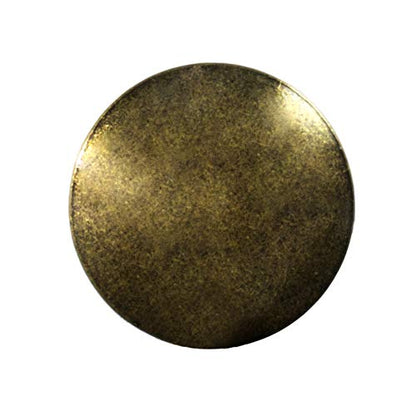 Upholstery Tacks for Furniture, Vintage Upholstery Nails, 100Pcs, ∅7/16" x 1/2", Antique Brass, French Natural Heavy Duty Furniture Nails for Sofas, Chairs, Headboards & DIY Crafts