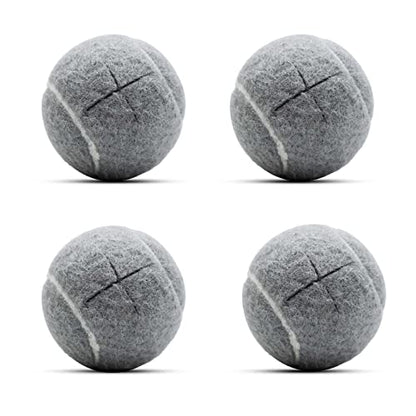 Precut Tennis Balls for Walker and Furniture Legs,4 Pack - color: Grey, size: 4 Pack