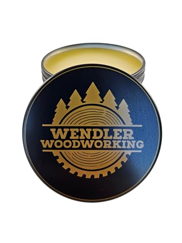 Natural Wood Wax (4 oz) for Cutting Boards, Wooden Utensils, Butcher Blocks, Wooden Surfaces - Made with Natural Beeswax and Mineral Oil, Handcrafted in USA, Food Safe, Conditioner, Wood Butter - size: 4 Ounce