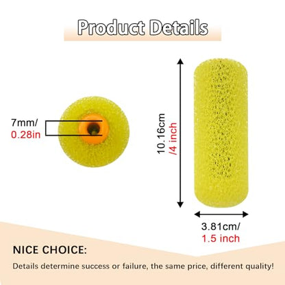 8 Pcs Textured Paint Roller Covers, 4 inch Medium Textured Brushes - size: 4",8pcsMEDIUM