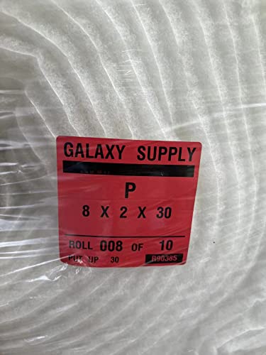 Galaxy Supply Inc. Upholstery Grade Bonded Dacron Polyester Batting, 1/2'' x30''x 1 Yard. Please Note: 1/2'' Thickness Before The Vacuum Handing, White, P8S-1YD