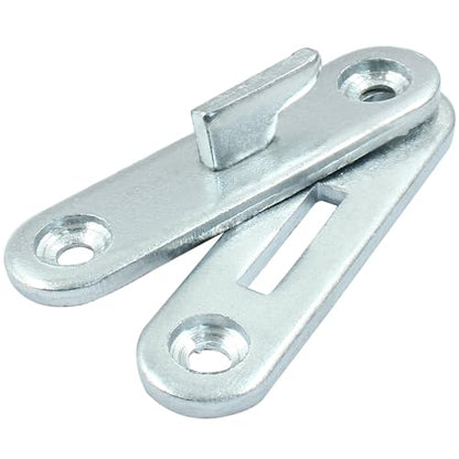 Hordion 4 Sets 3" Bed Rail Fasteners, Wood Bed Rail Fittings Furniture Bed Frame Hardware (Pack of 2) - size: 3 Inch (Pack of 2)