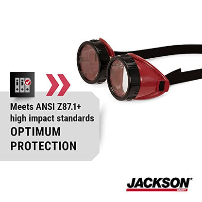 Jackson Safety WS Series Retro Safety Goggles - color: Clear, size: One Size, style: Eye Cup