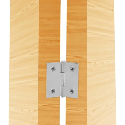 Piutouyar 12 Pack Butt Hinge 1 Inch Mini Hinges, Silver - size: 1 Inch