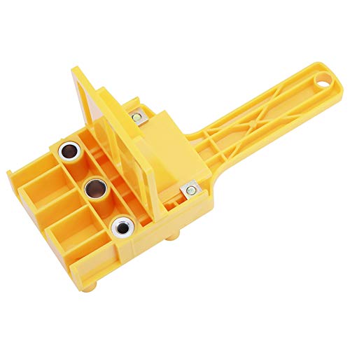 Handheld Woodworking Dowel Jig, Wood Dowel Drilling with 3 Drill Bits 6mm 8mm 10mm Drilling Tools
