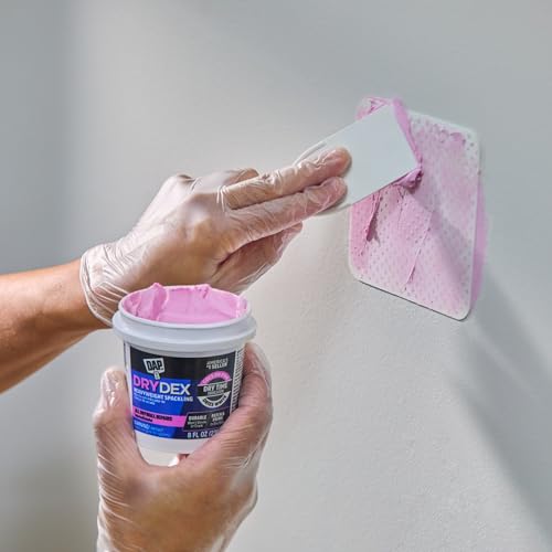 DAP DryDex Spackling Wall Repair Patch Kit, with Pink/White Dry Time Indicator, 8 Oz (7079812345)