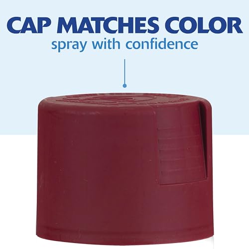 Rust-Oleum 334062-6PK Painter's Touch 2X Ultra Cover Spray Paint, 12 oz, Satin Claret Wine, 6 Pack - color: Satin Claret Wine, size: 1 Count (Pack of 6)