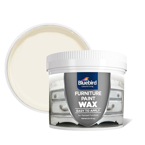 Furniture Paint Wax - 3.38 Fl Oz (100 ML) - Lasting Protective Finish, Fast Drying, Odor-Free, Non-Hazardous (Clear)