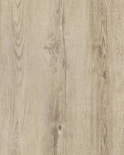 GloryTik 17.7"X590" Light Brown Wood Grain Contact Paper Faux Wood Peel and Stick Wallpaper Wood Removable Self Adhesive Waterproof Wallpaper - color: Light Brown, size: 17.7" x 590"